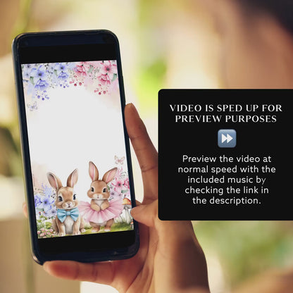 Gender Reveal Video Invitation