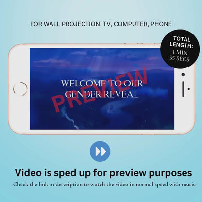BOY Gender Reveal Movie Video